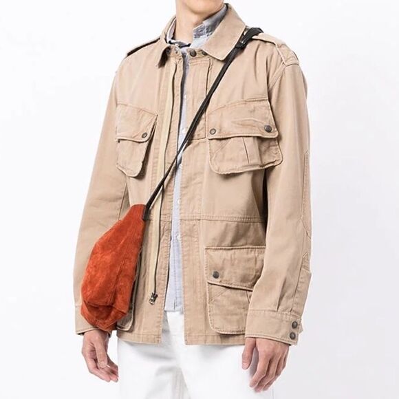 Polo Ralph Lauren Khaki Cotton Twill Field Paratrooper Jump Jacket - Picture 10 of 16